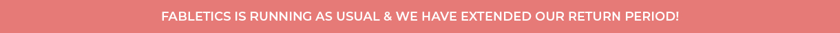 Fabletics is runing as usual