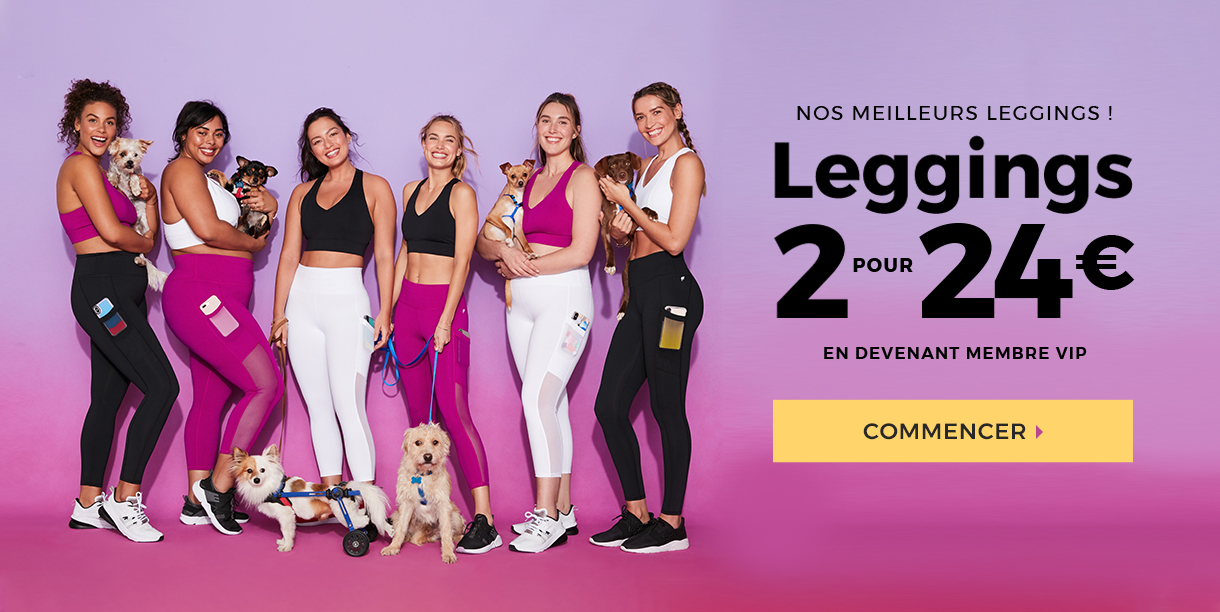 LES MEILLEURS LEGGINGS ! 2 pour 24 €