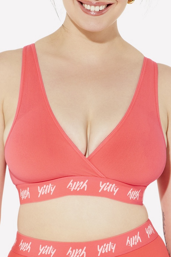 Major Label Smoothing Cross-Front Bralette