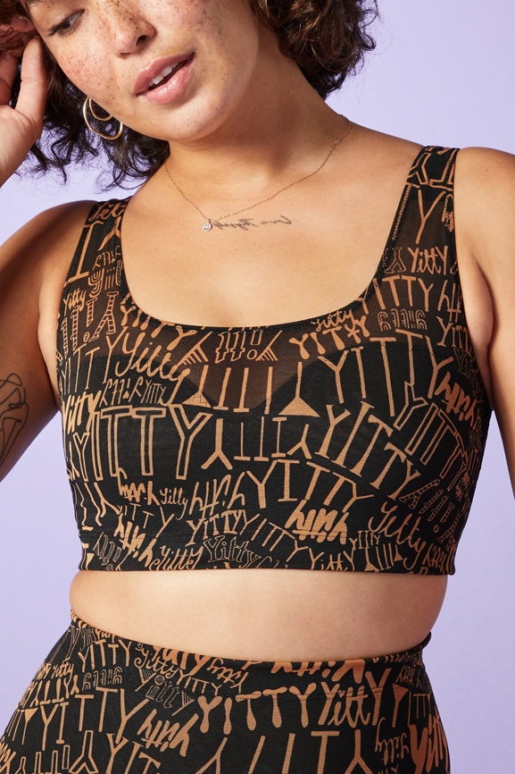 Mesh Me Smoothing Midi Bralette