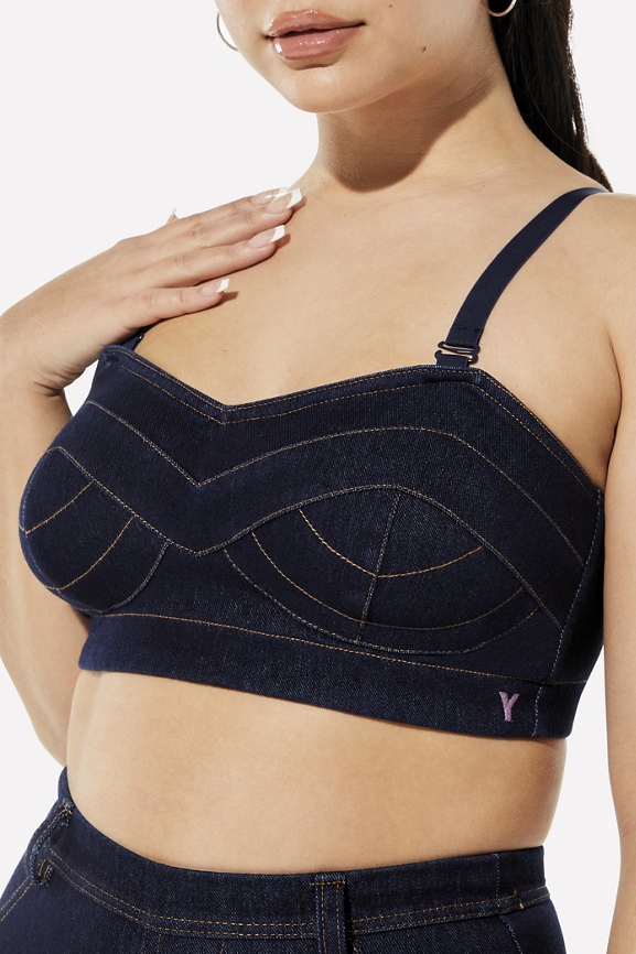 Denim Is Served Denim Bandeau