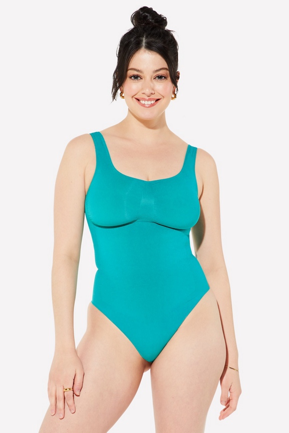 Nearly Naked Shaping Thong Bodysuit