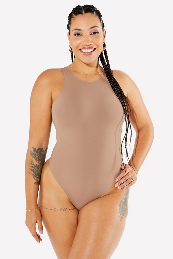 Smoothed Reality Thong Bodysuit