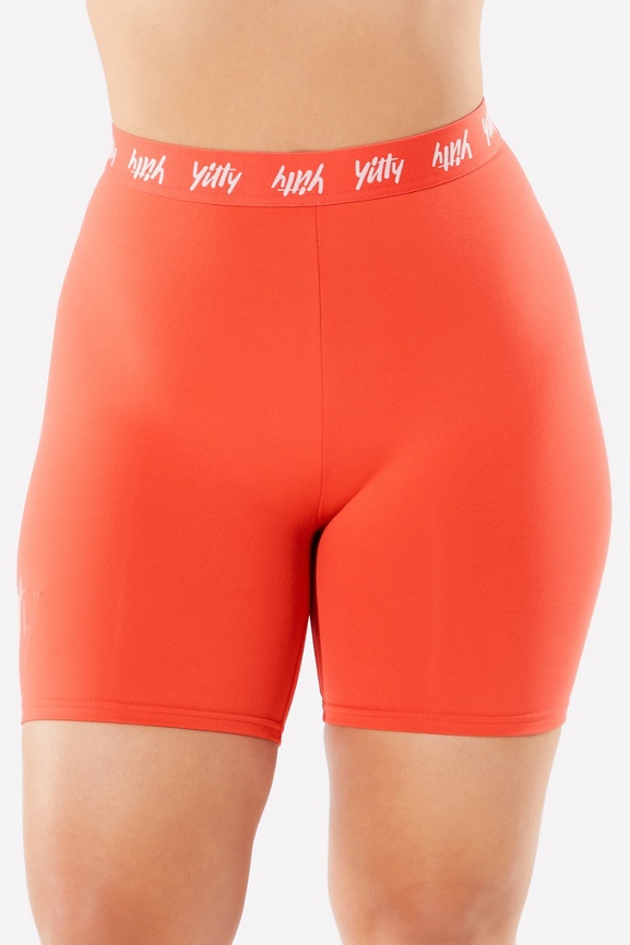 Major Label Shaping High Waist Logo Short