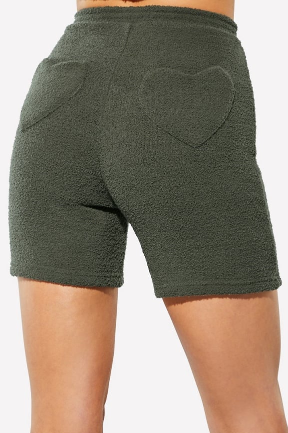 Short de cintura alta con bolsillo en forma de corazón Pet Me