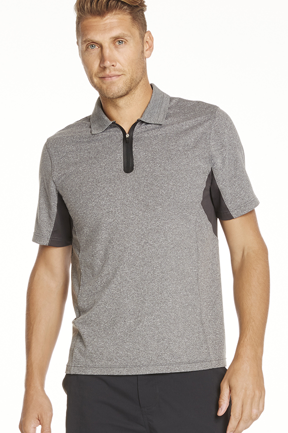 Cheviot Zip Polo Fabletics