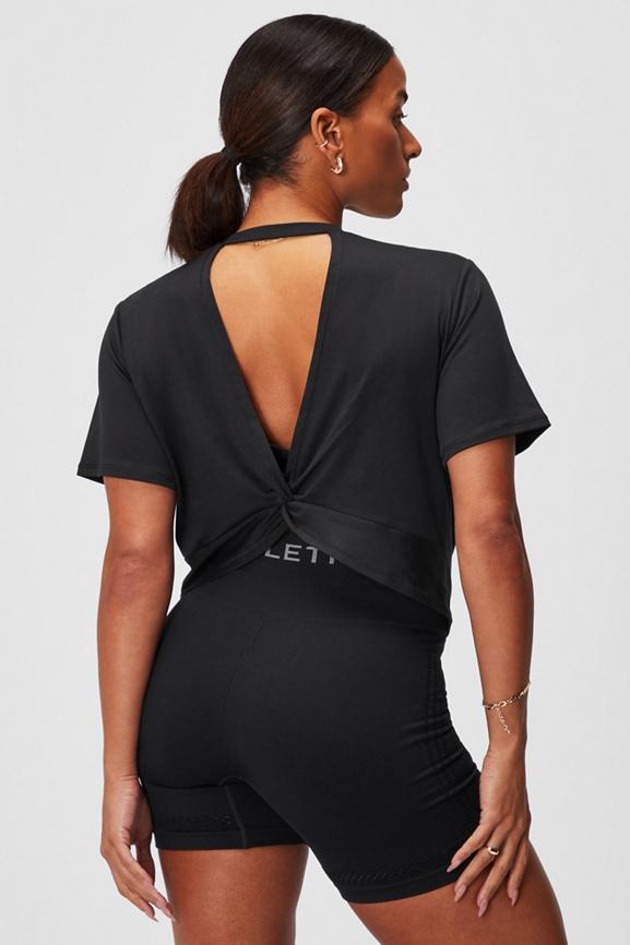 Dry-Flex Twist Back Short-Sleeve Tee