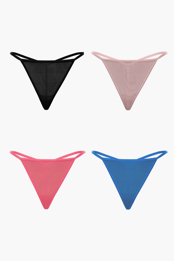 Mesh Me G-String 4-Piece Bundle