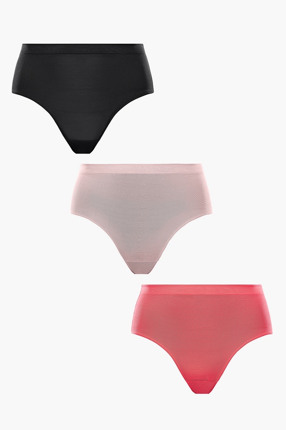 Mesh Me Crotchless Cheeky Hipster 3-Piece Bundle
