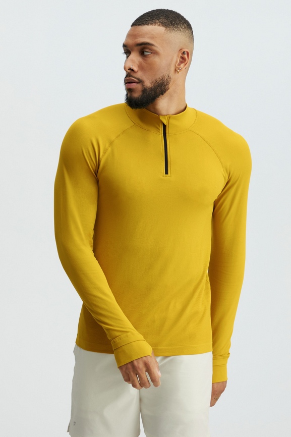  Fabletics Men's The Training Day 1/4 Zip, Training