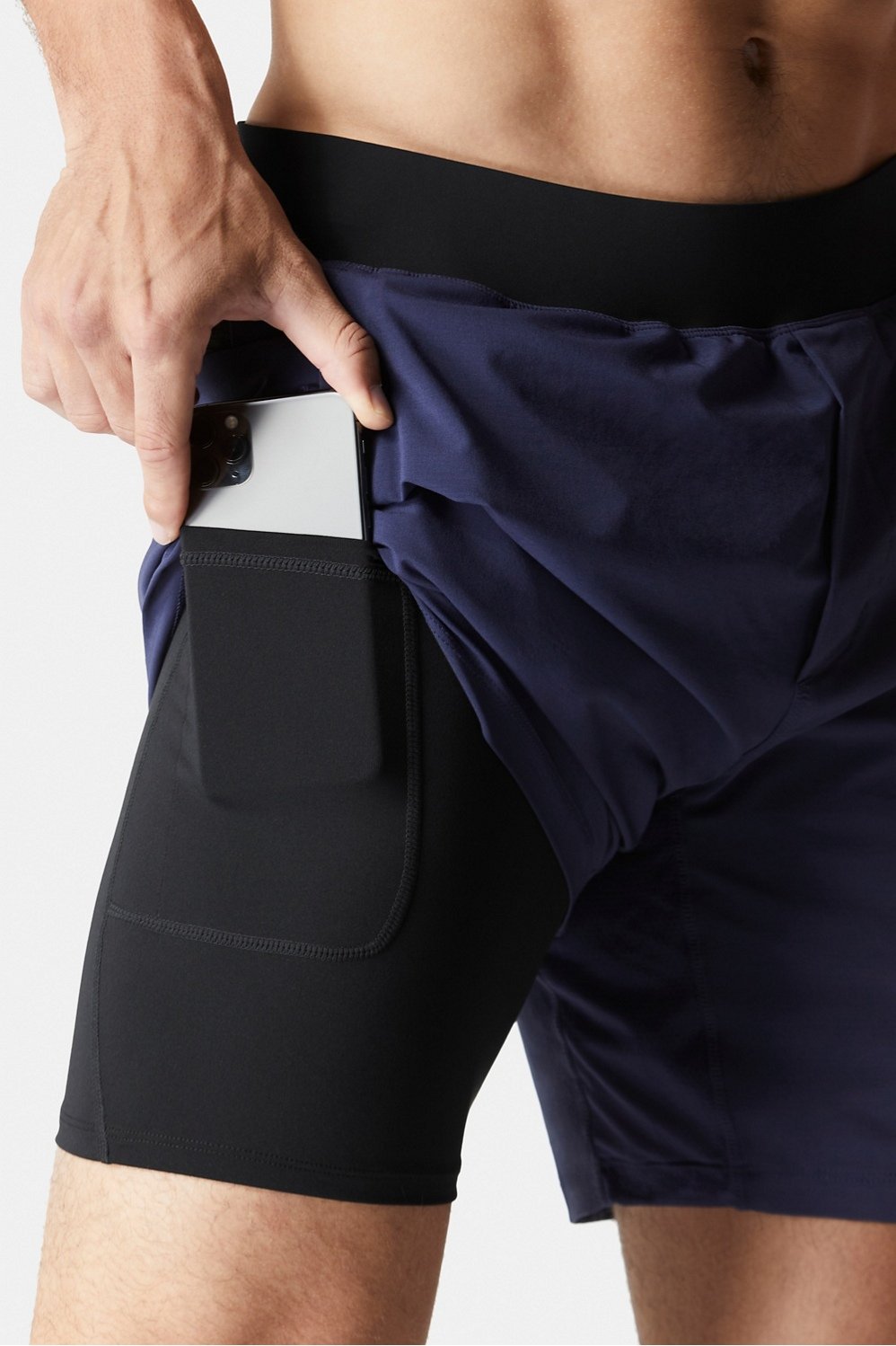 fabletics compression shorts