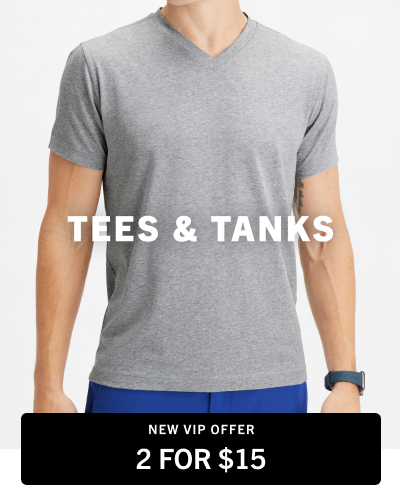 New VIP offer 2 for $15 tees and tanks