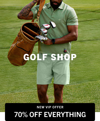 New VIP offer 70% off men's golf activewear