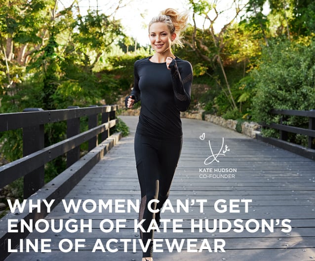 Kate Hudson on 'athleisure' wear, her jumpsuit obsession and