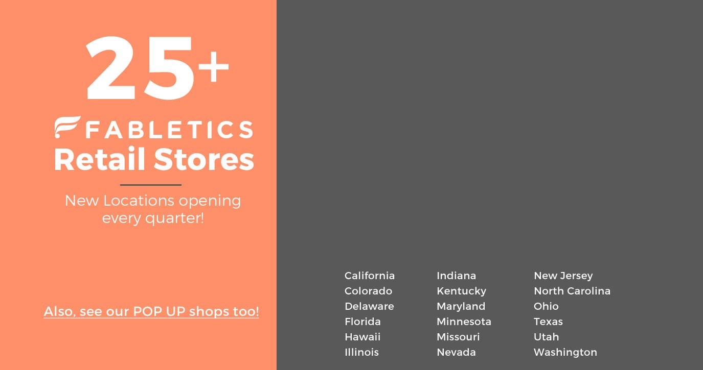 25+ Fabletics Retail Stores