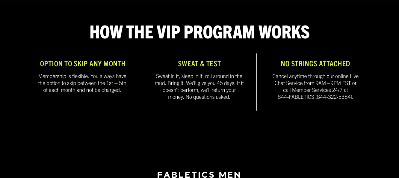 FABLETICS MEN on X: VIP Exclusive Sale! Styles starting at $10