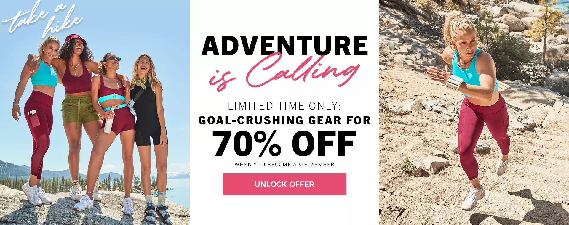 Everything at Fabletics is 70%...