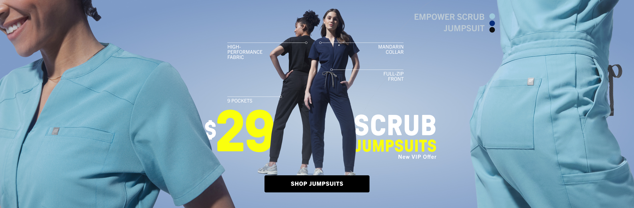jump into our latest drop. New jumpsuit for $29 when you checkout as a new VIP member.