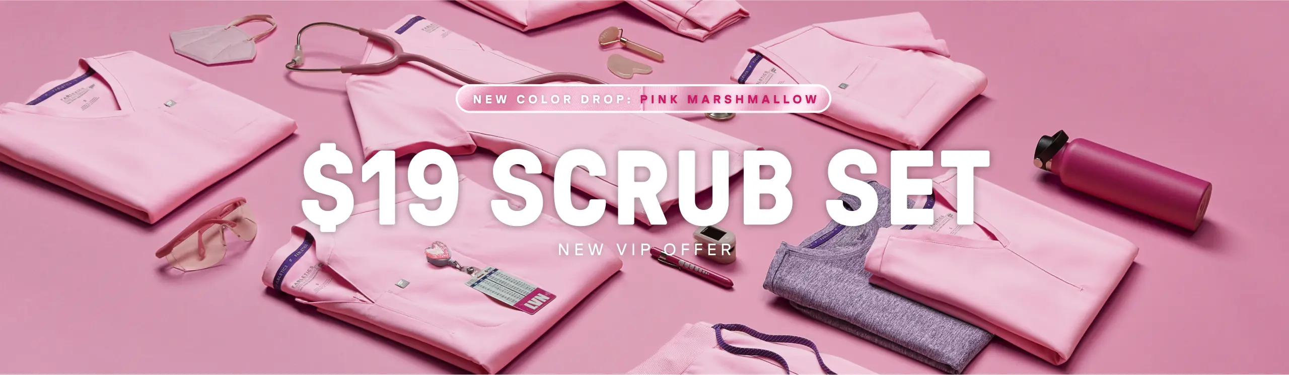 Get your first scrub set for $19 when you join as a new VIP.