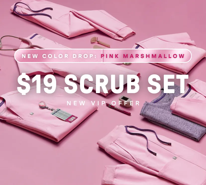 Get your first scrub set for $19 when you join as a new VIP.