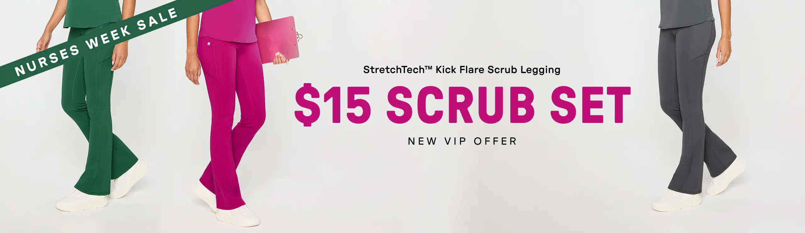 $15 Scrub Set. New VIP Offer.