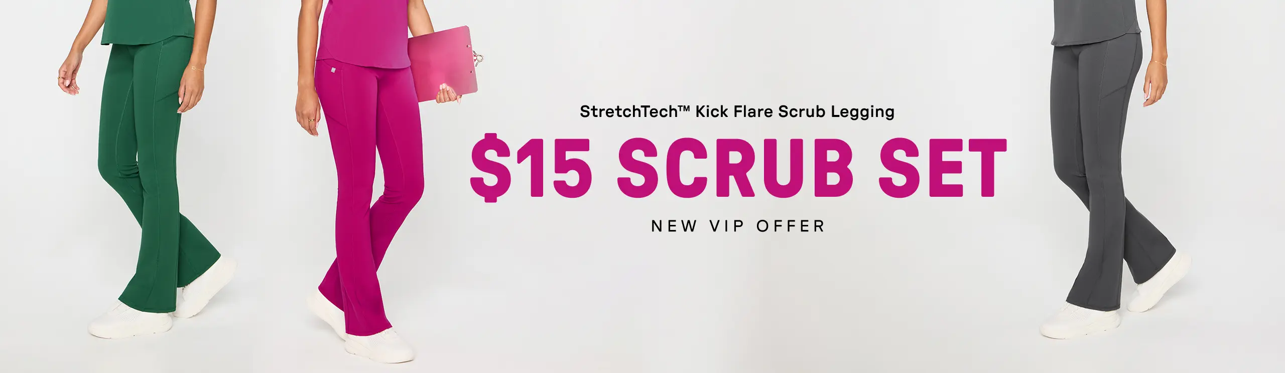 $15 Scrub Set. New VIP Offer.