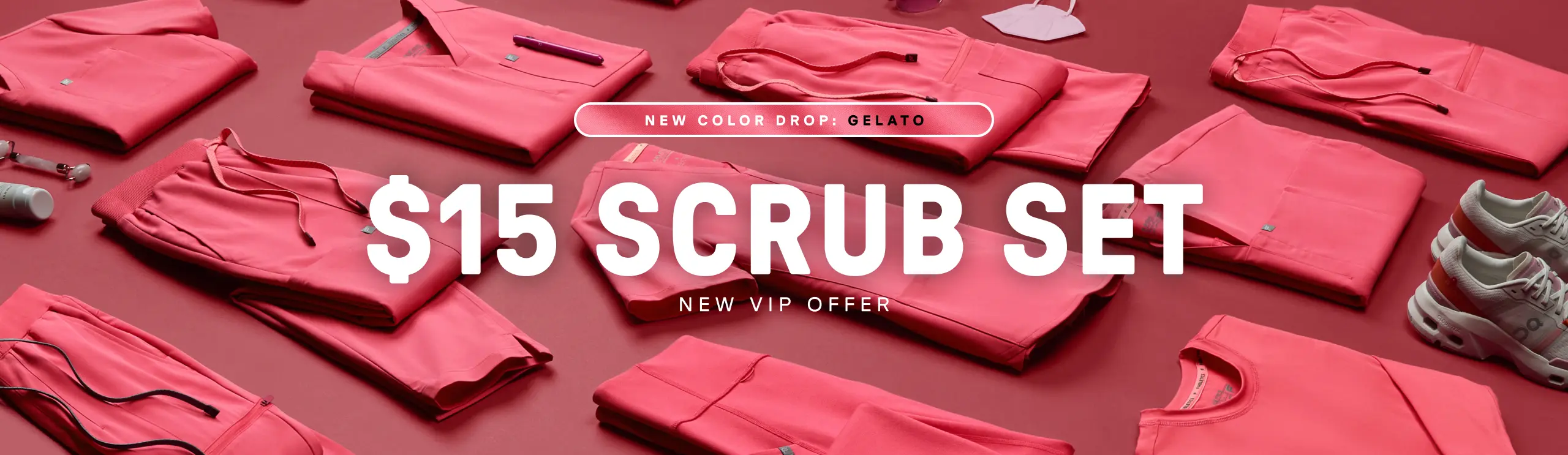 $15 Scrub Set. New VIP Offer.