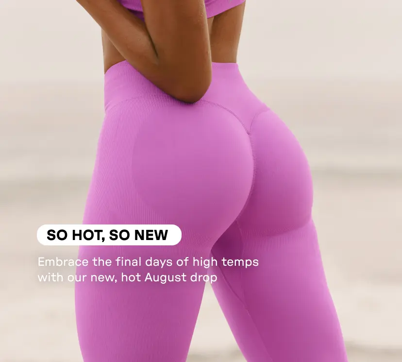 新品Fabletics ヨガウェア XS バーガンディ・ピンク KIT 【セット】エッセンシャル シームレス セット ピンク