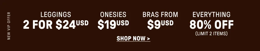 80% Off Everything. New VIP Offer (Limit 2 Items).