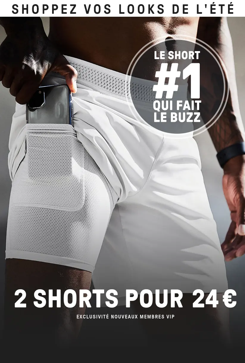 2 shorts pour 24 €