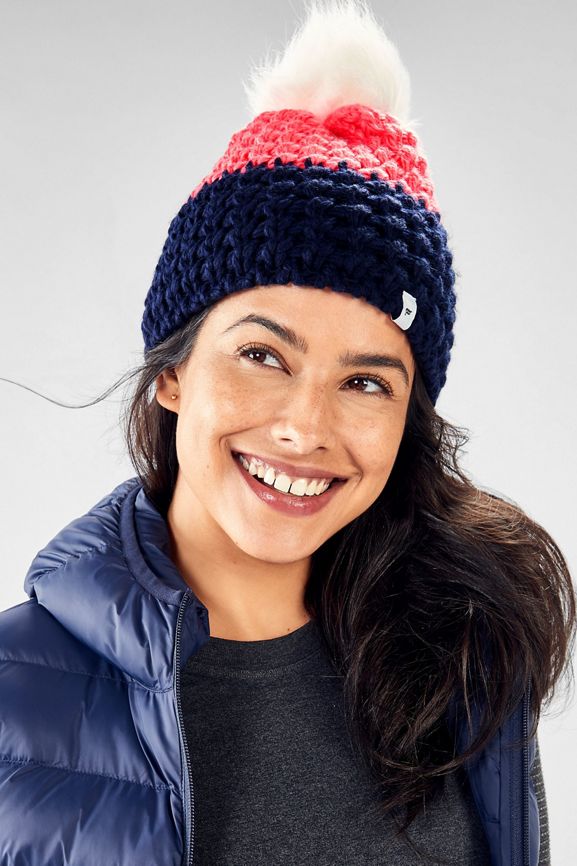 Chunky knit deals beanie