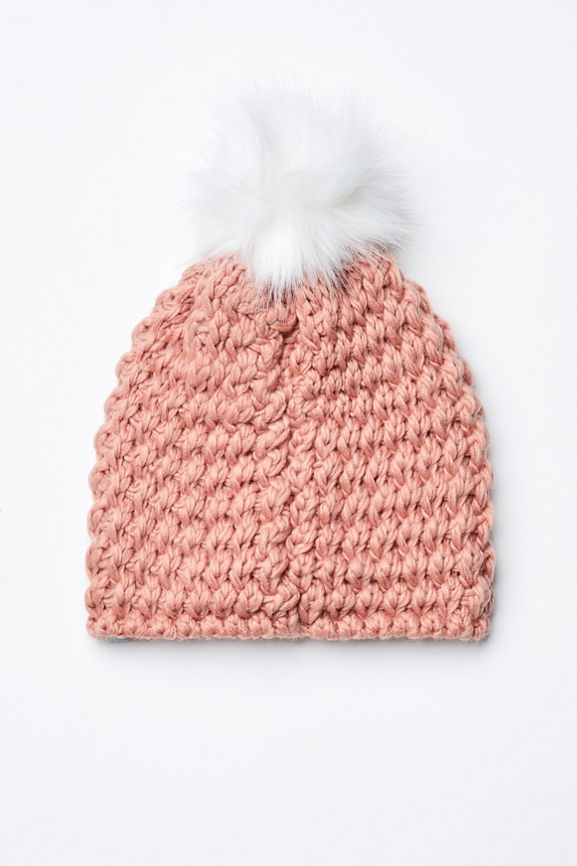 The Chunky Knit Beanie With Pom - Fabletics