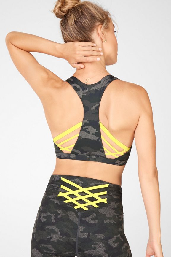Yellow Monarch Butterfly Sports Bra – Grizzshopping