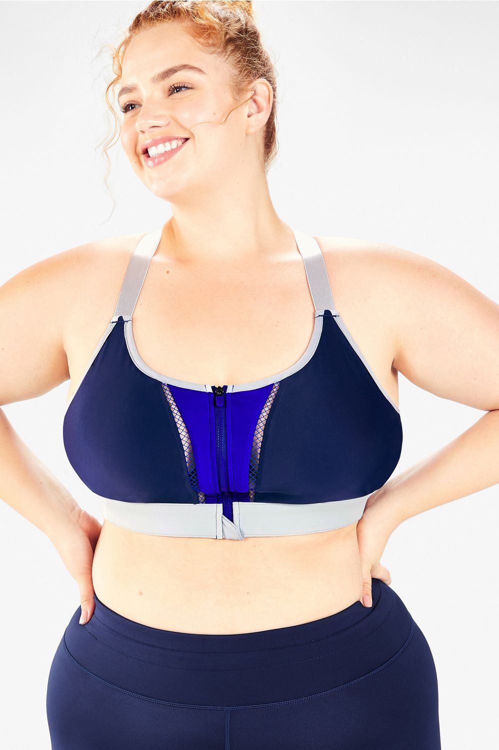 Fabletics Zoe High Impact High Support Sports Bra Gray - $19 - From  Reclaimed