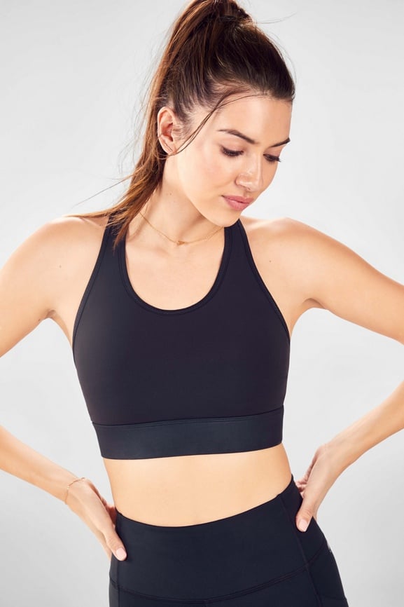 Fabletics NWT Black Mila Medium Impact Sports Bra Size Small - $24 New With  Tags - From Monica
