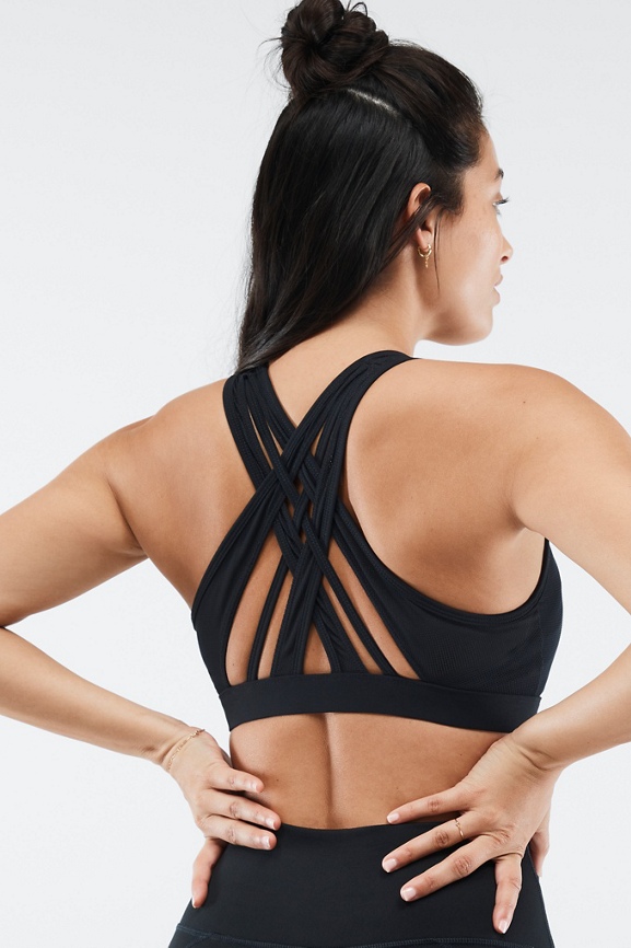 Fabletics Zoe High Impact High Support Sports Bra Gray - $19 - From  Reclaimed