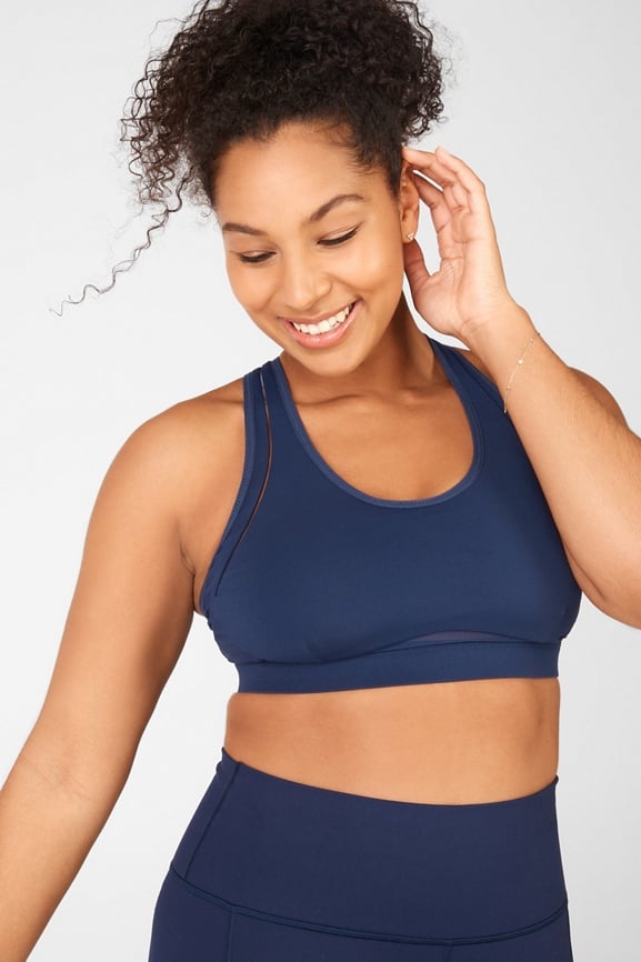 Fabletics Belle High Impact Sports Bra Deep Navy Size XS Reg $64.95  “Excellent” Features Adjustable Strappy Fabric & Care 89% Polyester/11%  Elastane Imported. Blue - $29 (55% Off Retail) - From BZ