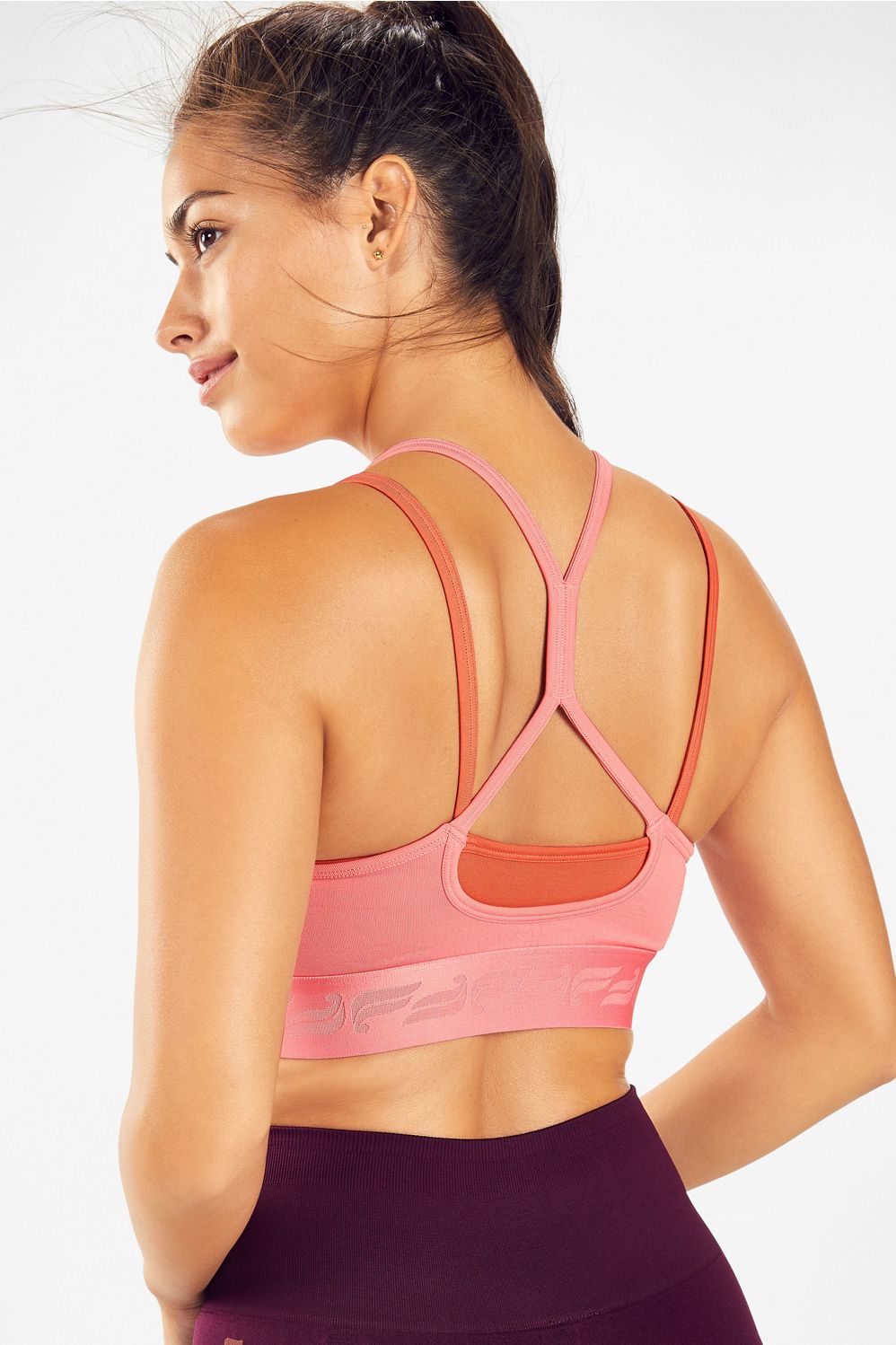 bright sports bra