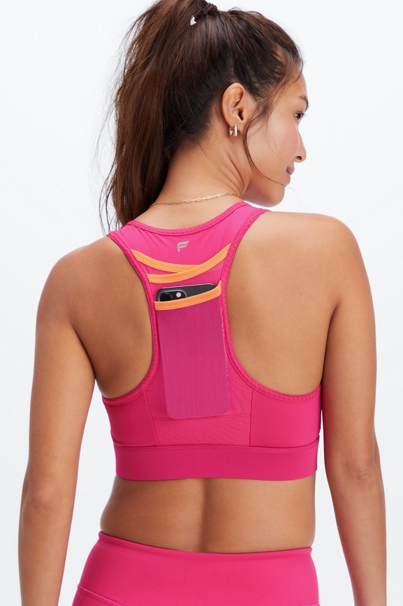 Fabletics Trinity High Impact Sports Bra Size M NWT New With Tags Pink