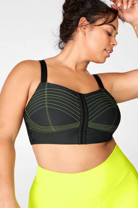 Fabletics Womens Ines Sports Bra Low Impact Corset Stitching Hook and Eye  Size S in 2023