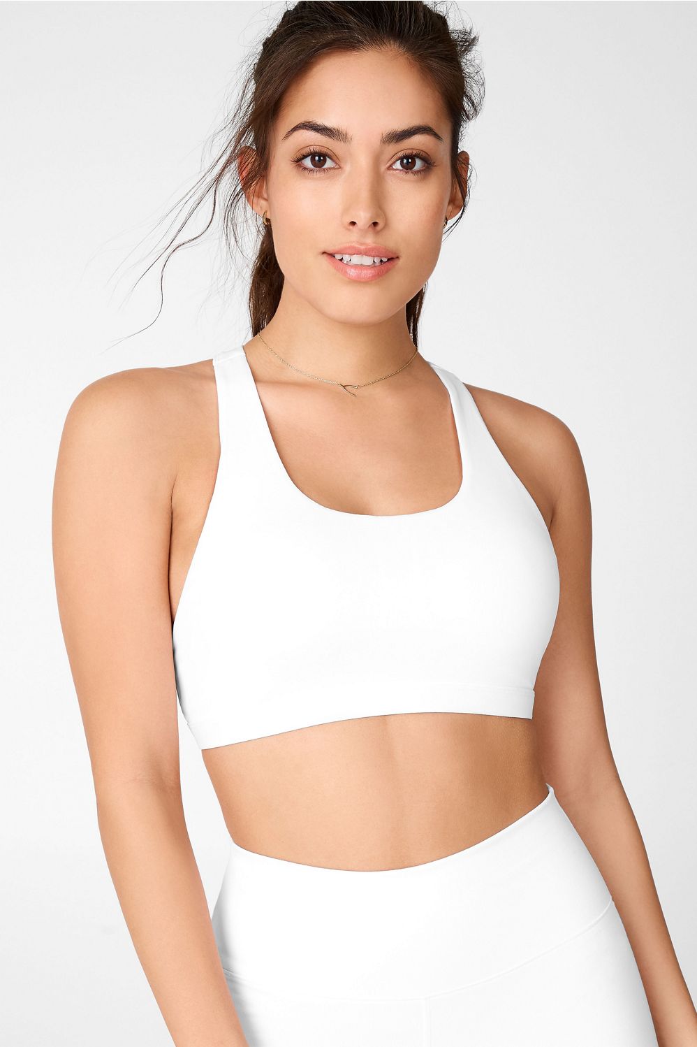 Fabletics Aza Medium Impact Sports Bra Size M. “Excellent” Features  Adjustable Removable cups Fabric & Care 81% Nylon/19% Elastane Imported  Black - $30 - From BZ