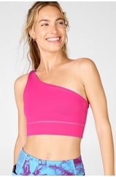 Harlow One Shoulder Reversible Sports Bra - M