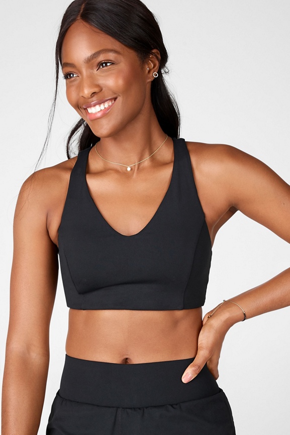 Black Olympia Moulded High Impact Sports Bra