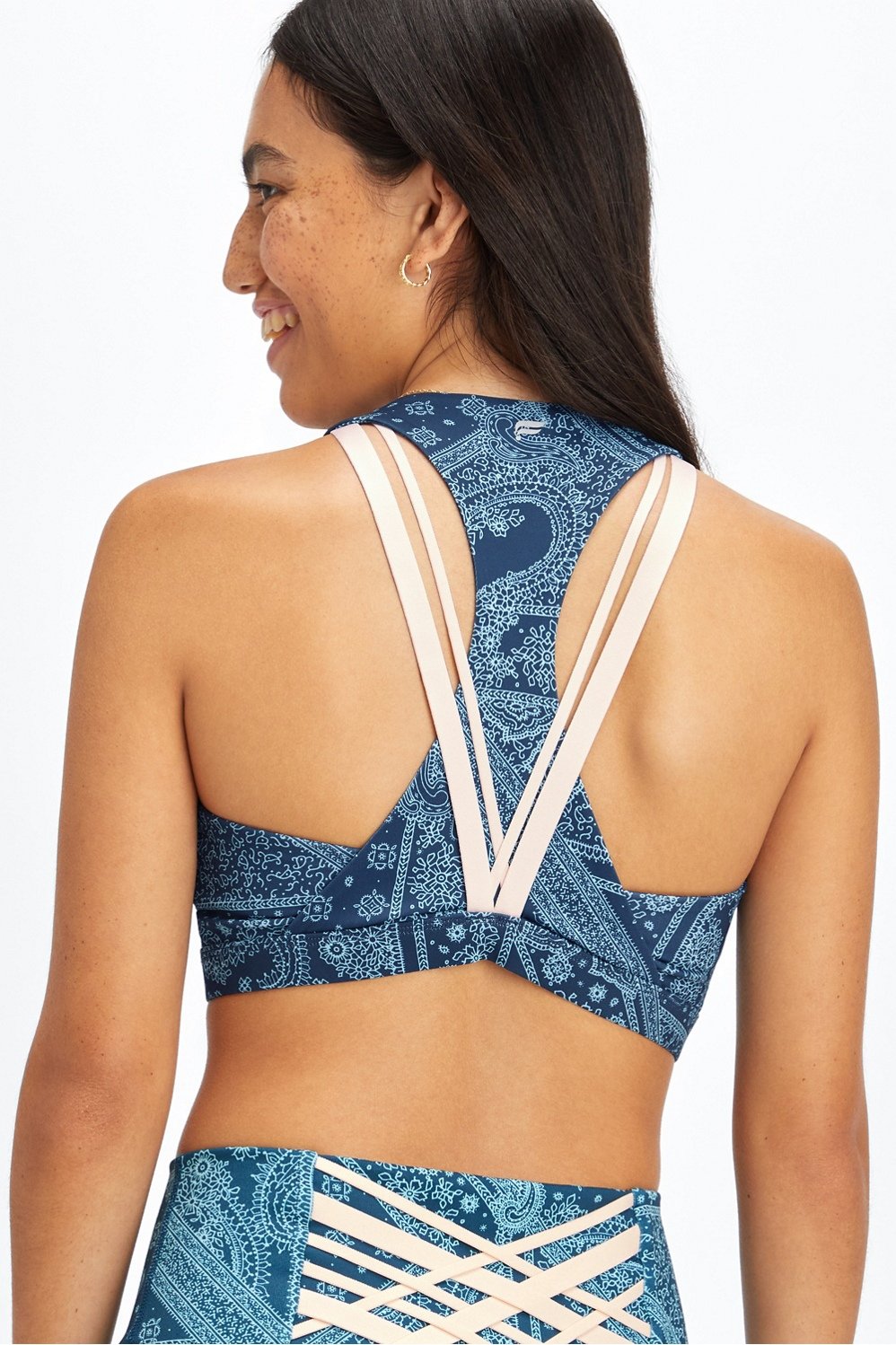 Featherweight Sleep Bralette Powered by TurboWick™ - Storm Blue