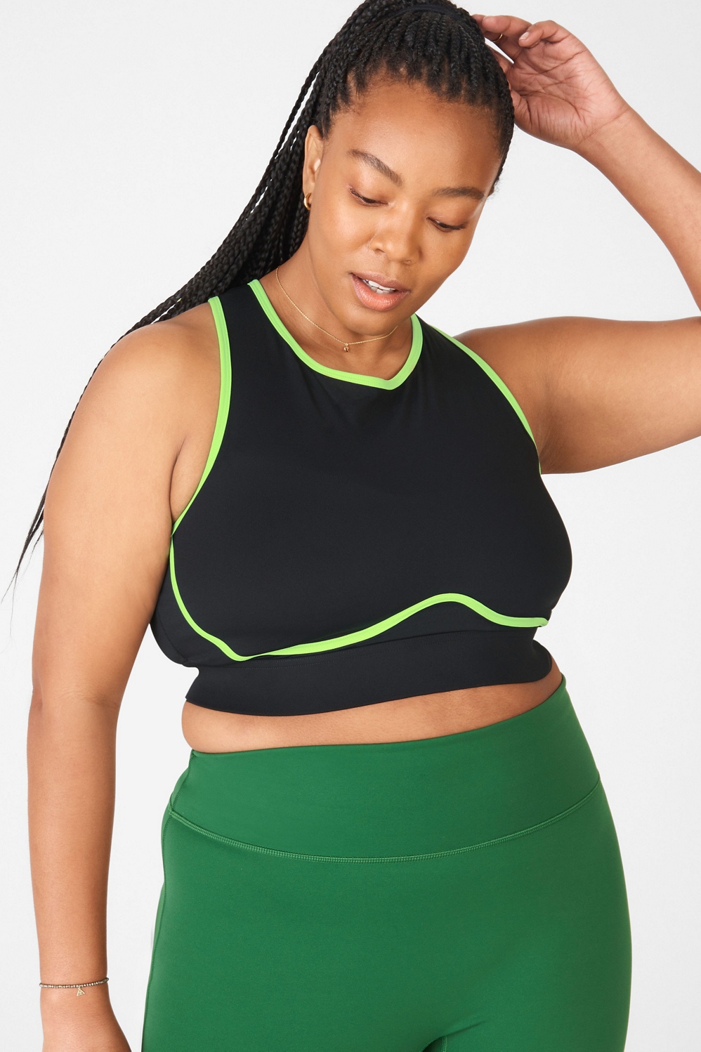 Blare Cross Back Medium Impact Sports Bra - Fabletics