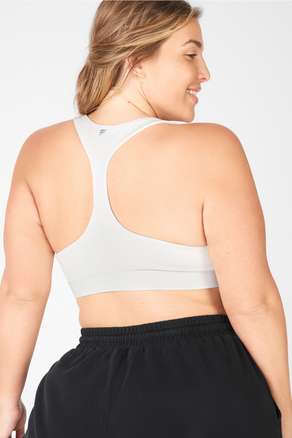 Fabletics Yesi Low Impact Sports Bra Size XXL In Soft White