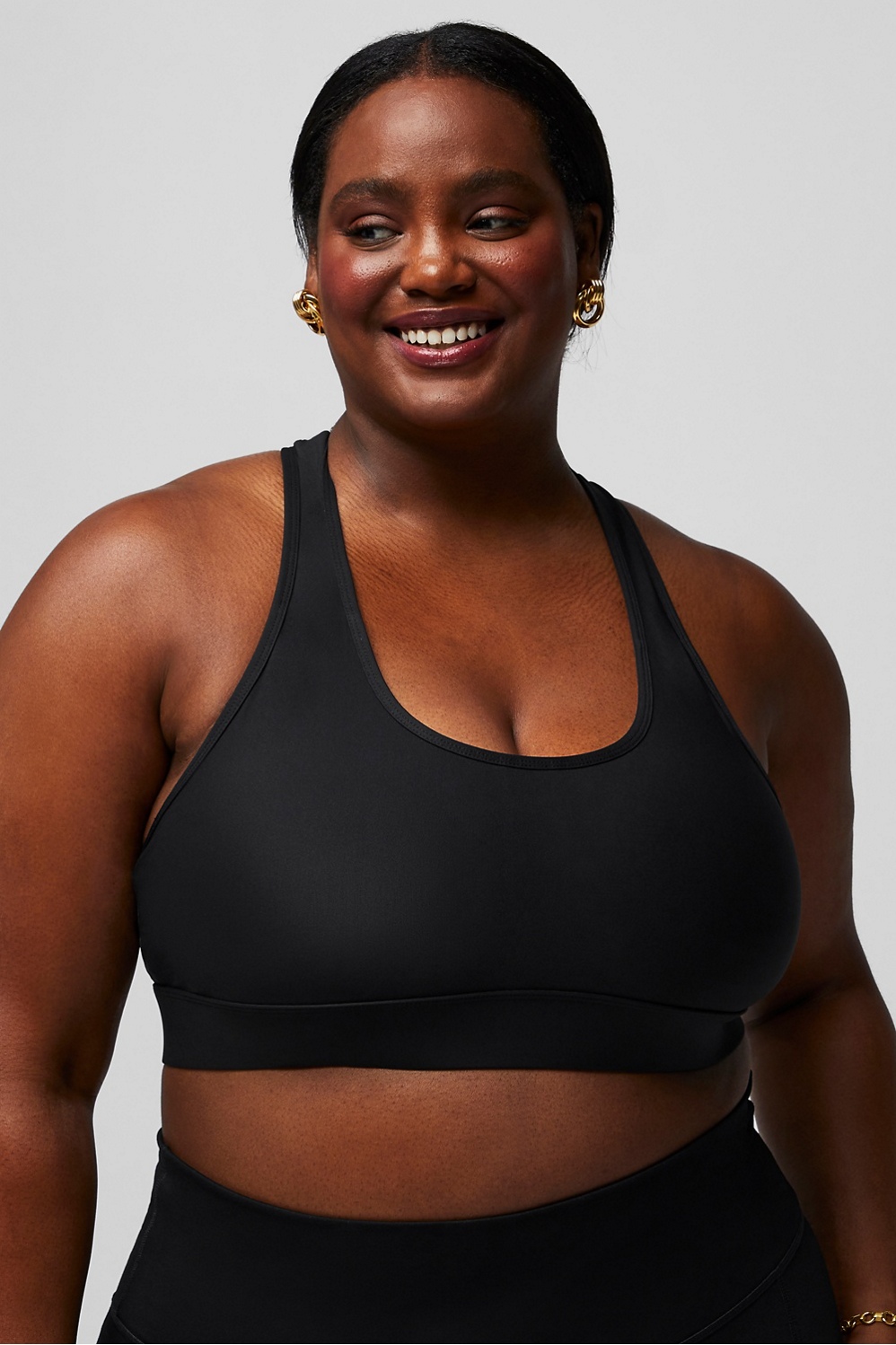 Fabletics On-The-Go Medium Impact Sports Bra Womens plus Size