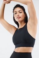 Fabletics Siena High-Impact Sports Bra Womens Pink Punch/Faded