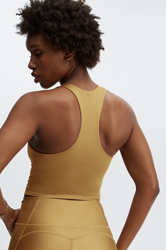 Ruched Built-In Bra Tank Top Fabletics