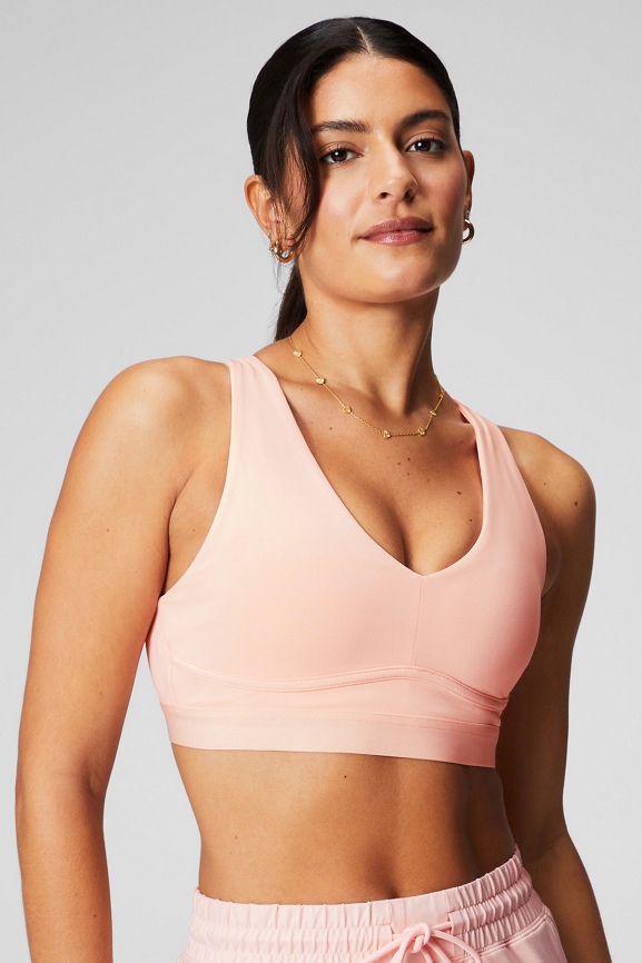 Pink all day sales sports bra